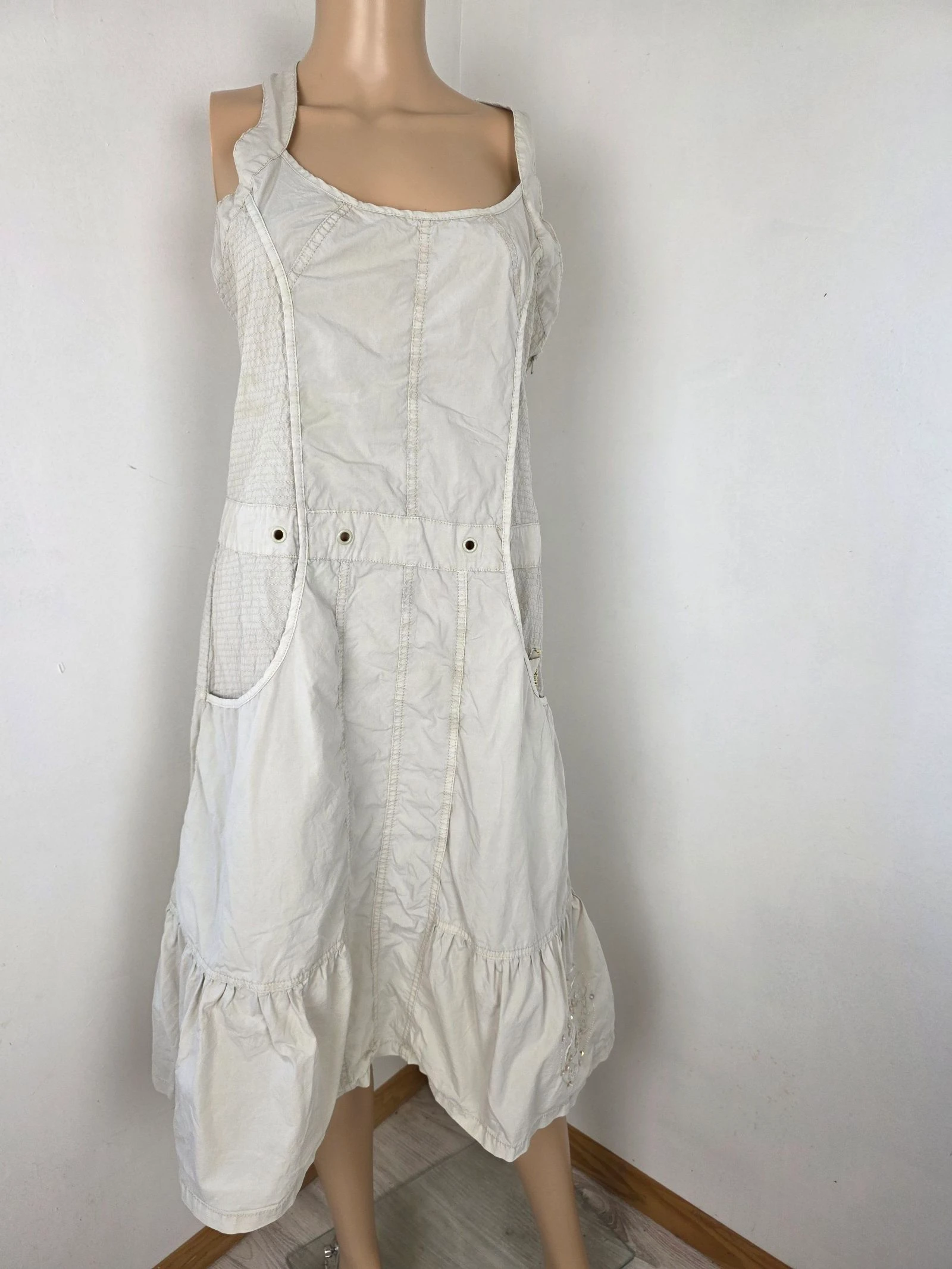 Vestido safari cottagecore fairycore estético con lentejuelas vintage y2k talla 38/40 – photo 15
